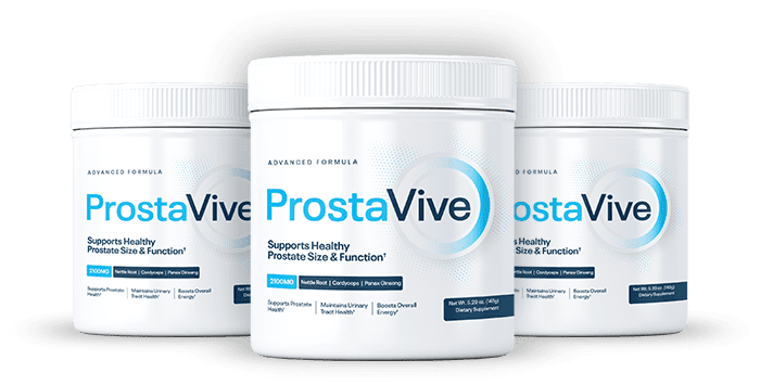 ProstaVive 3 Bottle: Natural supplement for prostate health and wellness.